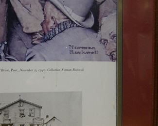 Horseshoe Forging Contest Norman Rockwell Print