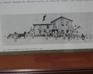 Horseshoe Forging Contest Norman Rockwell Print