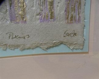 Large Phoenix 1, 2 & 3 Indian Triptych