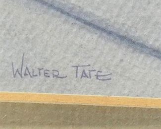 Barn in Snow by Walter Tate