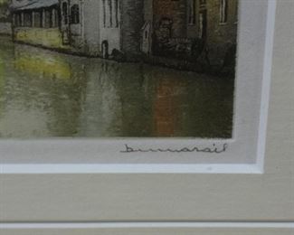 European Canal Scene