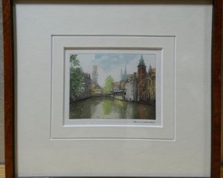 European Canal Scene