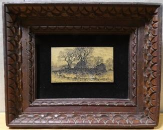 Etching The Old Wayside Inn by Edmund Henry Garret