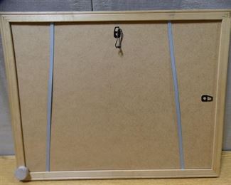 Thatched Roof Huts Oil on Board