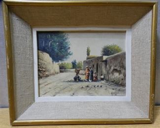 Oil of Pueblo Homes & Native Americans