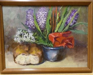 Hydrangeas Still Life, Unsigned