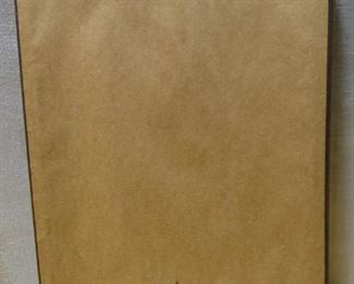 Leaf Painting of Man with Hookah