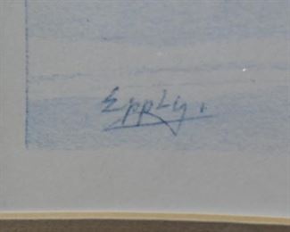 Snowy Church Scene by Roger Epply