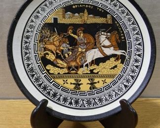 Greek War Scene on plate Opiambos Toy