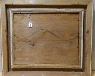 Unsigned Oil on Board, Waterfall Scene