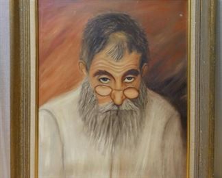 Man with Spectacles, Unsigned