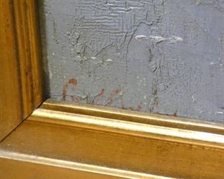 Sailboat Scene, Oil on Canvas Signed