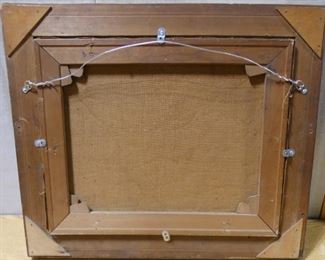 Sailboat Scene, Oil on Canvas Signed