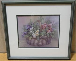 Basket of Flowers by Lena Lili