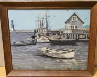 Lobster Cove 1959 by Dottie Schieven