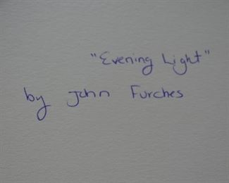 "Evening Light" by John Furches - Print