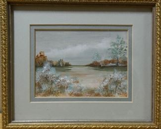 "Cove" - Watercolor/ Multimedia