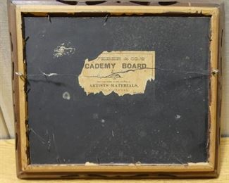 Winter Scene - Oil on Board