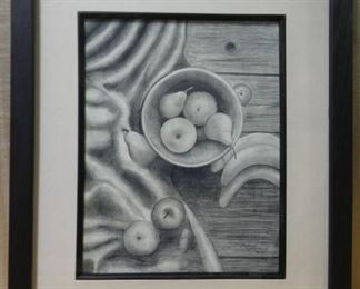 Pencil - Still Life of Fruit