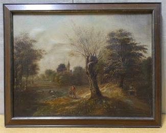 English Countryside - Oil on Canvas