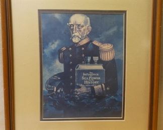 Admiral with Book Print McMacken '83