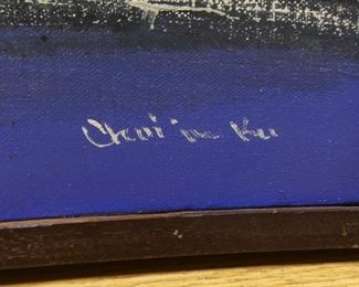 Asian Style Mountains and Waterfall