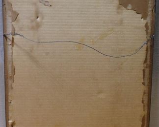 Watercolor Paris Pope Figure with Wine & Wafers