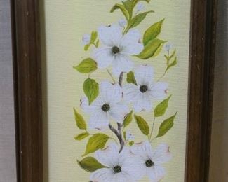 Dogwoods Oil on Canvas By Kathleen Dickson