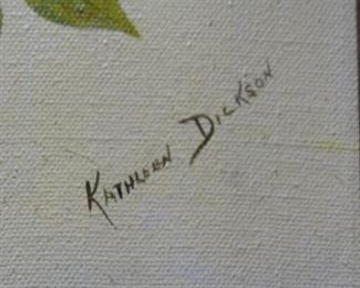 Dogwoods Oil on Canvas By Kathleen Dickson