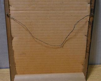 2 Asian Ink Drawing Black & Gold