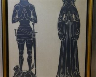 Henry & Margerie Paris Grave Rubbing