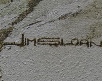 Oil Painting of Wagon by Jim Sloan