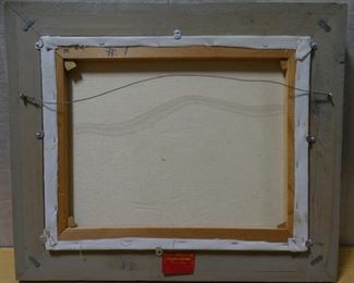 Oil Painting of Wagon by Jim Sloan