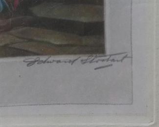 13 Prints Signed by Edward (?)