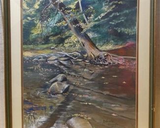 Gabrielle Huramoto 1972, Tree on Stream