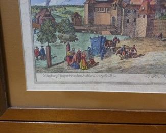 Print of Nuremberg Village