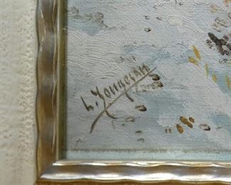 Winter Homestead at Night by L. Yongesan