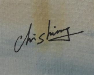 Watercolor Sailboat by Chishing