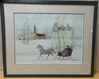 Oil Fishing Boat at Dock by K. Thomas