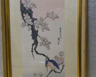 2 Asian Bird Paintings