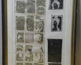 Film Strips Print Signed Luis Camnitzer 1964