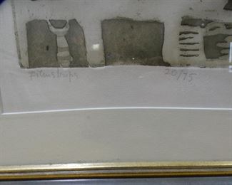 Film Strips Print Signed Luis Camnitzer 1964