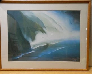 Seashore with birds Print by Sumner