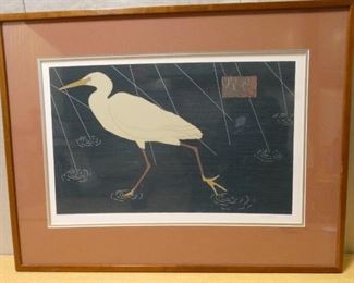 Egret in water by Sudi McCollum