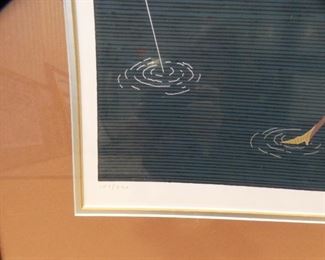 Egret in water by Sudi McCollum