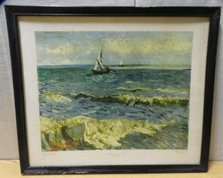 Boat on the Ocean by Vincent Van Gogh