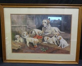 Yellow Lab Print