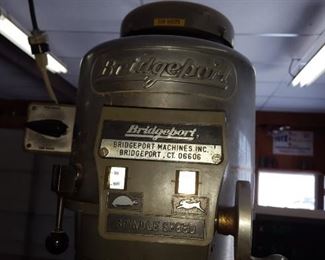 Antique Bridgeport drill press