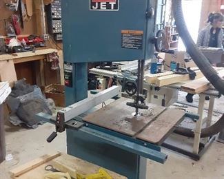 18 in jet woodworking band saw