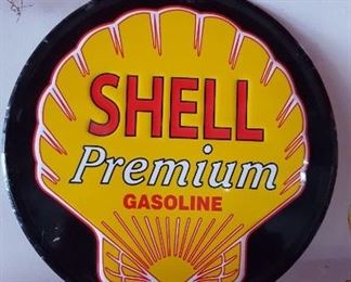 Reproduction Shell Gasoline t i n  sign